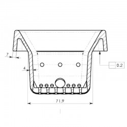 BRASIER FONTE 14809005 - 001N